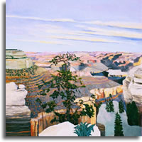 Canyon with Pine 60 x 60ins (150 x 150cm)
