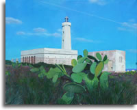 Lighthouse 1, Ortigia 30 x 24ins (75 x 60cm)